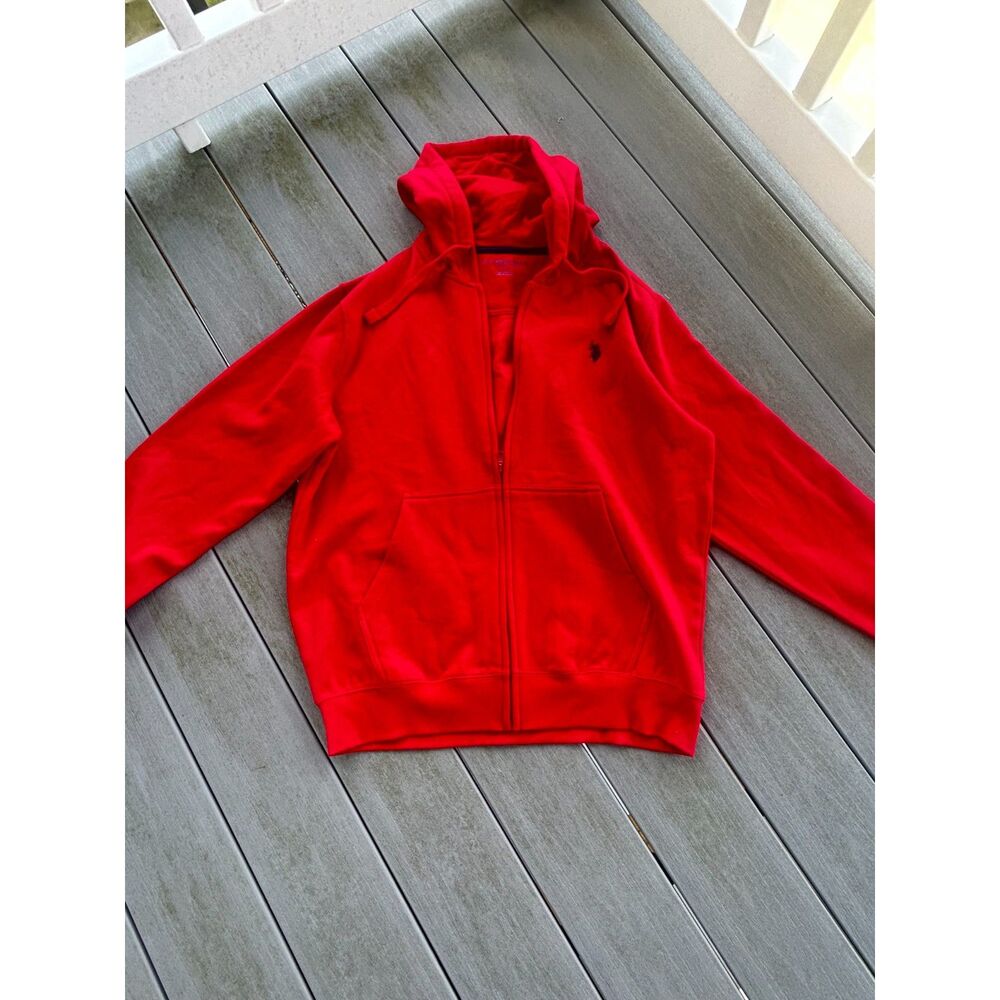 US Polo Full Zip Up Hoodie Jacket - Picture 3 of 4
